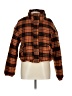 Ci Sono 100% Polyester Plaid Orange Jacket Size L - photo 1