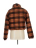 Ci Sono 100% Polyester Plaid Orange Jacket Size L - photo 2