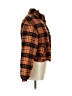 Ci Sono 100% Polyester Plaid Orange Jacket Size L - photo 4