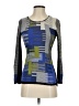 Nic + Zoe Color Block Blue Pullover Sweater Size XS - photo 1