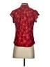 Adrienne Vittadini Red Short Sleeve Blouse Size S - photo 2