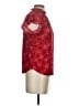 Adrienne Vittadini Red Short Sleeve Blouse Size S - photo 4