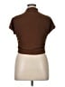 Shein Curve Brown Short Sleeve Top Size 1X - photo 2