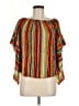 Unbranded 100% Viscose Orange 3/4 Sleeve Blouse Size M - photo 1