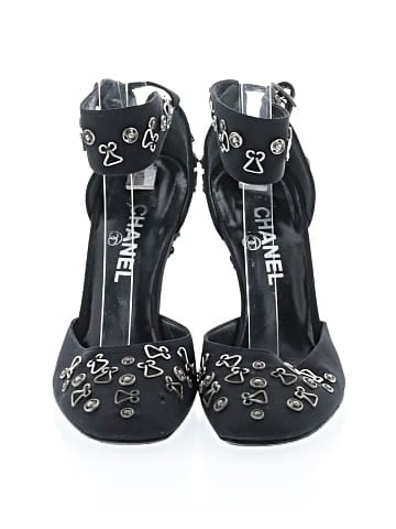 Chanel Vintage Embellished Heels (view 2)