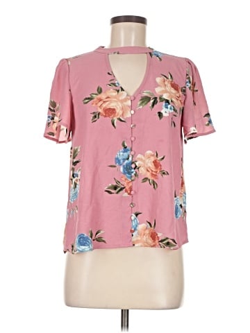 Sweet Wanderer Short Sleeve Blouse (view 1)