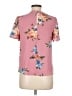 Sweet Wanderer Floral Pink Short Sleeve Blouse Size M - photo 2