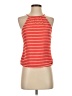 Express 100% Polyester Orange Sleeveless Blouse Size XS - photo 1