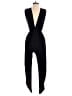 Juniper Blu Solid Black Jumpsuit Size S - photo 1