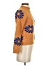 Unbranded Floral Orange Turtleneck Sweater Size S - photo 4