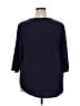 Basic Editions Blue 3/4 Sleeve Top Size 3X - photo 2