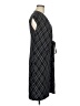 Ann Taylor Argyle Black Gray Casual Dress Size 6 - photo 4