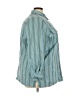 Liz & Me Stripes Teal Long Sleeve Blouse Size 3X - photo 4