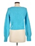 Happily Grey Blue Pullover Sweater Size M - photo 2