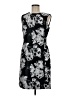 Natori Graphic Black Cocktail Dress Size 6 - photo 1