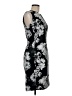 Natori Graphic Black Cocktail Dress Size 6 - photo 4