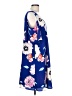 Kaari Blue 100% Polyester Print Blue Casual Dress Size L - photo 4