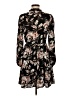 Soieblu 100% Polyester Paisley Black Casual Dress Size M - photo 2