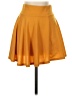 Acevog Solid Orange Casual Skirt Size XS (estimated) - photo 1