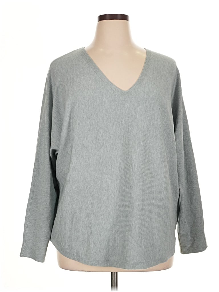 Pre-owned Vila Milano Pullover Sweater In Gray