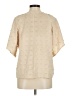 Unbranded 100% Polyester Ivory Short Sleeve Blouse Size M - photo 2