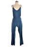 Monrow Solid Blue Jumpsuit Size S - photo 1