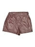 Willa Story 100% Polyurethane Metallic Brown Shorts Size XS - photo 1