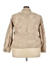 Keneth Too! 100% Polyester Tan Long Sleeve Blouse Size 3X - photo 2