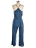Monrow Solid Blue Jumpsuit Size S - photo 2