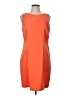 AGB Solid Orange Cocktail Dress Size 12 - photo 1