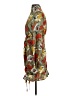 PrettyLittleThing 100% Polyester Print Green Cocktail Dress Size 2 - photo 5