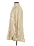 Zara Tan 3/4 Sleeve Button-Down Shirt Size S - photo 5