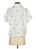 Madewell 100% Cotton Silver Short Sleeve Button-Down Shirt Size XS - photo 2