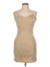 Wow Couture Tan Cocktail Dress Size L - photo 1