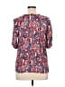 East Adeline 100% Rayon Red Short Sleeve Blouse Size 1X - photo 2