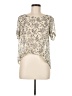 Kirra 100% Polyester Ivory Short Sleeve Blouse Size M - photo 1