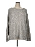 Like, Love Metallic Silver Pullover Sweater Size 1X - photo 1
