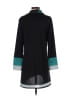Unbranded Teal Black Casual Dress Size M - photo 2
