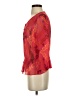 Jones New York 100% Polyester Red 3/4 Sleeve Blouse Size P (petite) - photo 5