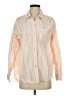 Wilfred Free Stripes Orange Long Sleeve Button-Down Shirt Size XXS - photo 1