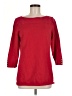 Karen Scott 100% Cotton Red Pullover Sweater Size M - photo 1