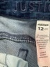 Justice Hearts Blue Jeans Size 12 - photo 3