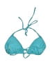 Unbranded Solid Teal Swimsuit Top Size M - photo 2