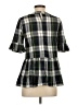 La Roque Plaid Gray Casual Dress Size XS - photo 2