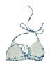 Unbranded Print Blue Swimsuit Top Size M - photo 2