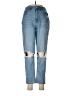 American Eagle Outfitters Color Block Blue Jeans Size 6 - photo 1