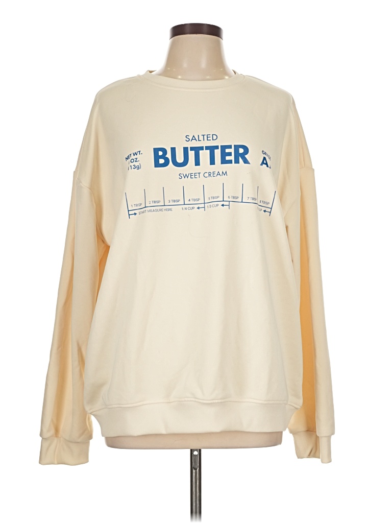 Pre-owned Unbranded Sweatshirt In Yellow