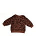 Baby Gap 100% Baumwolle Animal Print Brown Pullover Sweater Size 6-12 mo - photo 1