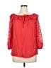 Cato Red 3/4 Sleeve Blouse Size XL - photo 1