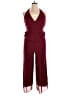 Dessy Collection 100% Polyester Solid Burgundy Jumpsuit Size 18 - photo 1
